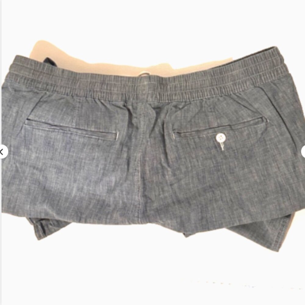 Lands End Men's Relaxed Fit Cotton Deck Pant - Blue Chamray - Picture 2 of 4